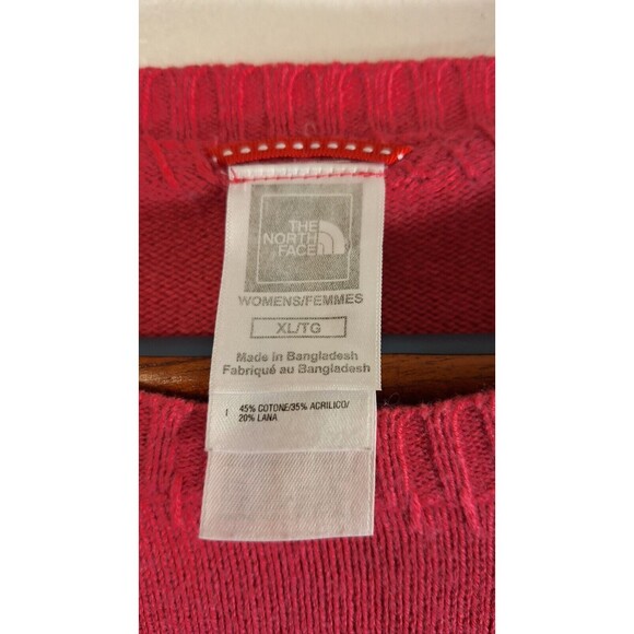 THE NORTH FACE Wool Blend Tight Knit Sweater Women's XL Outdoor Gorpcore Casual - Picture 3 of 9